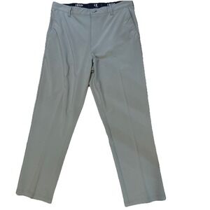 IZOD Men's‎ Size 36/32 Golf Pants Breathable Lightweight Polyester Spandex Gray